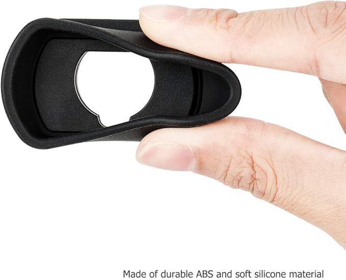 Kiwifotos Long Soft Viewfinder Eyecup Eyepiece for Fuji Fujifilm X-T5 X-T4 X-T3 X-T2 X-T1 X-H1 X-H2 X-H2S XT5 XT4 XT3 XT2 GFX 50S II GFX100S GFX100 Camera,Replace Fujifilm EC-XT L,EC-GFX,EC-XHW Eyecup