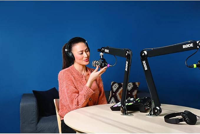RØDE PSA1+ Professional Studio Arm with Spring Damping and Cable Management, Black