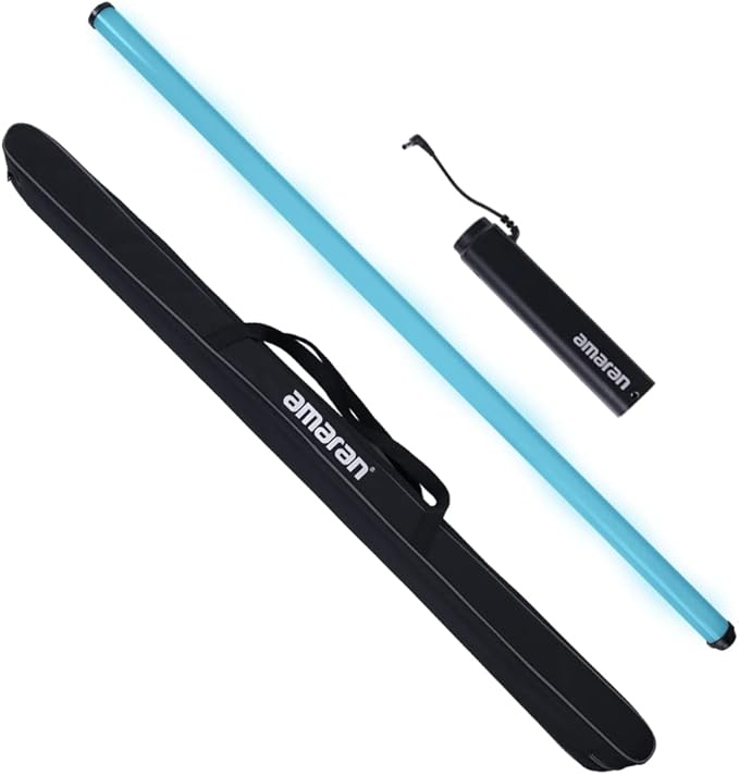 Aputure amaran T4c 40W Output RGBWW LED Tube Light Wand RGB LED Video Tube for Photography Light Stick APP Control DMX Control 120cm