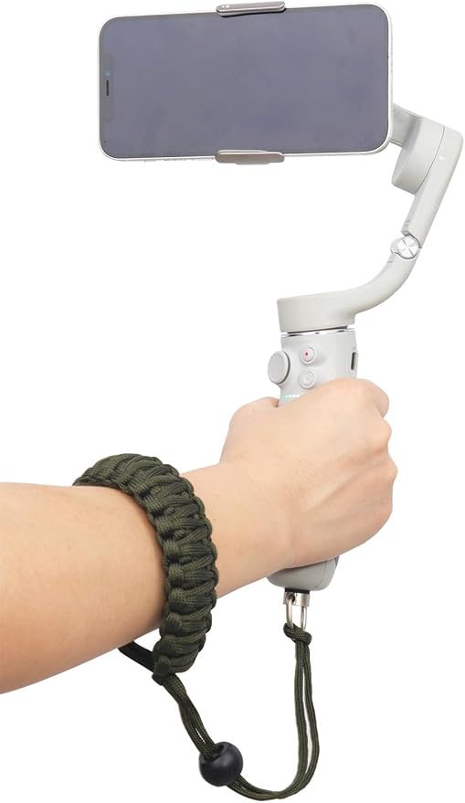 Paracord Camera Wrist Strap Lanyard with Screw for Insta 360 X3, Ace Pro, DSLR Cameras, Selfie Sticks