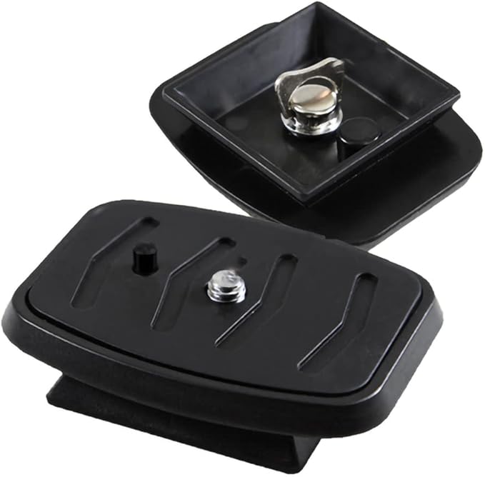 35mm (1-3/8") Quick Release Plate, Universal Tripod Mount Adapter with Anti-Twist Lock for 35x35mm Square Socket Tripod Heads