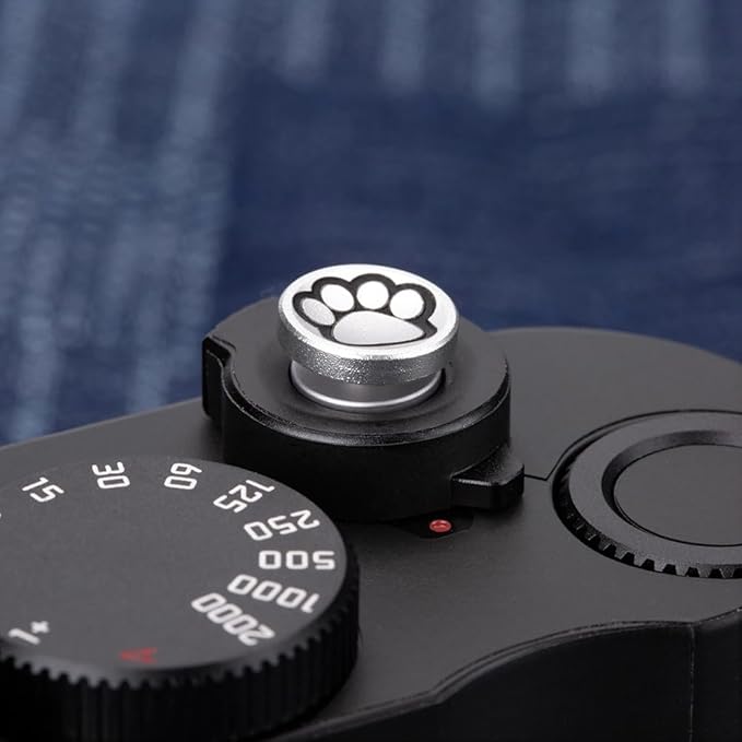 Camera Shutter Button Compatible with FUJIFILM X-T5 X-T4 X-T20 X-T30 X-T200 X-PRO2 ，,Soft Release Button for laica M9 (Cats paw)