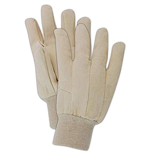 MAGID T103J MultiMaster 10 oz. Clute Pattern Wing Thumb Canvas Gloves, Natural, Men's Jumbo (Fits XL) (24 Pairs)