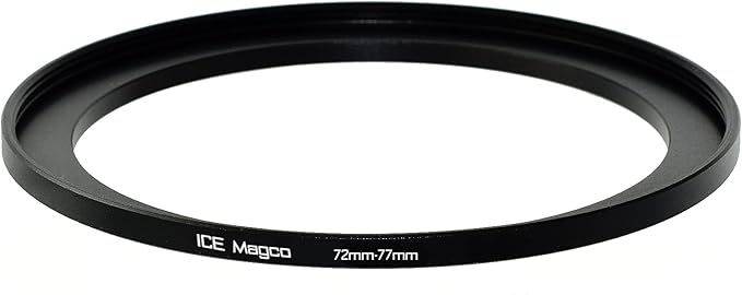 ICE Magco 72mm-77mm Magnetic Step Up Ring Filter Adapter 72 77