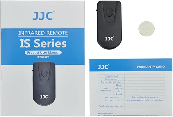 JJC Wireless Infrared Shutter Release Remote for Sony A6600, A6500, A6400, A1, A7 III, A7R IV, A7S III, A9 II, A99II, NEX-6, NEX-7 - Replaces Sony RMT-DSLR1 & RMT-DSLR2 Remote