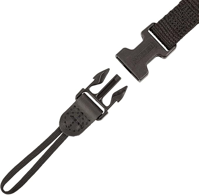 OP/TECH USA Super Classic Camera Strap – Padded Neoprene Neck Strap with Comfort-Stretch & Quick Disconnects | DSLR/SLR/Mirrorless Compatible – Black