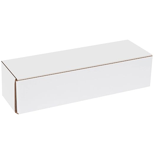 Box USA BMLR7 12"L x 3 1/2"W x 3"H, White (Pack of 50)