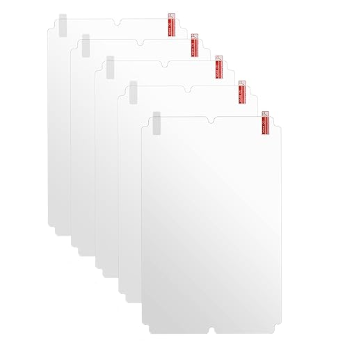 5PCS Screen Protector for Anycubic Photon M5S, M5S Pro, Resin 3D Printer Scratch Proof Screen Protector Film for Anycubic Photon M5s, M5S Pro Resin LCD 3D Printer