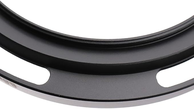 67mm Hollow Lens Hood 67mm Screw in Curved Vented Lens Hood 67mm Metal Lens Hood for 67mm Lens Hood Wide(Black)