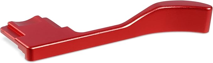 Haoge Thumb Hand Grip for Sony α7Cii A7CR Camera Accessories Red Metal Hot Shoe Thumb Up Rest Hand Grip THB-S7CR-R
