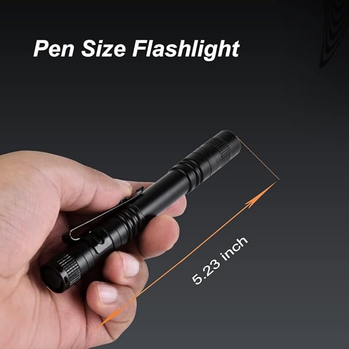 Pen Flashlight,5PCS Led Pen Light Flashlights with Clip,Mini Pocket Flashlight Small Penlight Inspection Flashlight