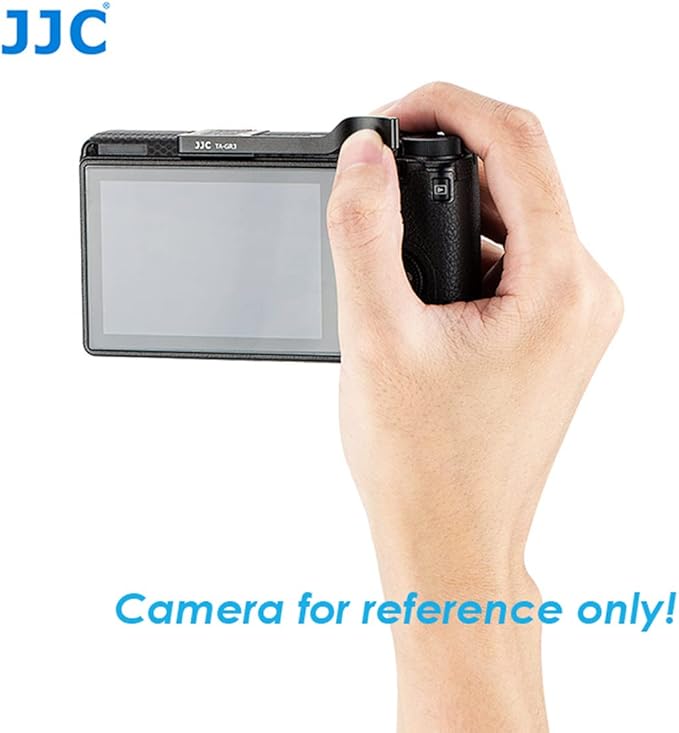 JJC TA-GR3 Thumbs Up Grip for GR III GR IIIx Camera, GR IIIx Thumbs Grip, GR III Thumbs Up Grip, Made of Premium Aluminium Alloy, Hot Shoe Grip Compatible with Ricoh GRIII GRIIIx
