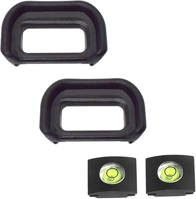 Eyepiece Eyecup Viewfinder Eye Cup for Sony Alpha A6500 A6400 A6600 Camera for viewfinder (2-Pack),ULBTER FDA-EP17 Eyepiece Eye Cup with Hot Shoe Cover (FAD-EP17)