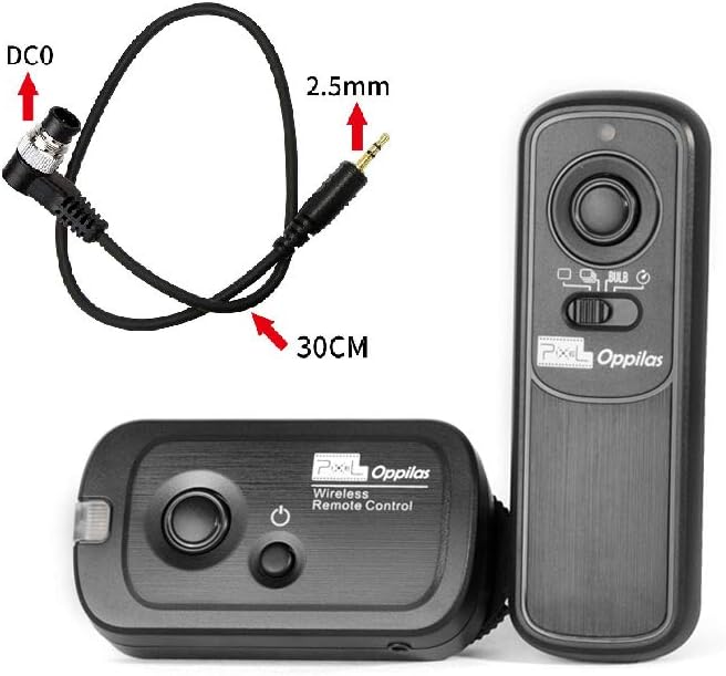Pixel Wireless Remote Commander Shutter Release Oppilas-DC0 Shutter Release Control for Nikon Cameras, Replaces Nikon Remote Cord MC-30A