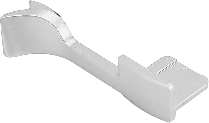 Dpofirs Aluminum Alloy Thumb Up Grip for Q2, CNC Machined Hot Shoe Hand Grip for Better Balance & OneHanded Operation (Gray)