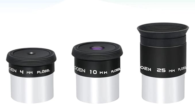 CelticBird 1.25'' Telescope Eyepiece Kit with Three Plossl Eyepieces 6mm/12.5mm/20mm Fully Multicoated Optical Lens Metal Construction Fit for 1.25inch Astronomic Telescope and Astronomy Filters