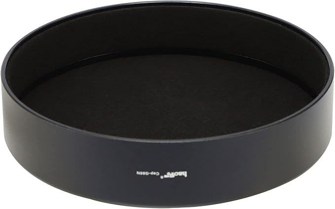 Haoge LH-G65N Bayonet Square Metal Lens Hood for Fujifilm Fuji Fujinon GF 63mm F2.8 R WR and GF 45mm F2.8 R WR Lens Shade with Metal Cap on GFX100S GFX50S GFX50R Camera