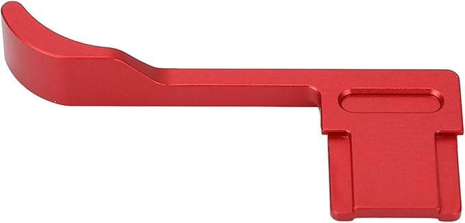 Bewinner Thumb Up Grip for A7CR & A7CRII, Aluminum Alloy Hot Shoe Cover & Camera Hand Grip Rest - Ergonomic Design for OneHanded, Enhanced Comfort & Secure Hold (Red)