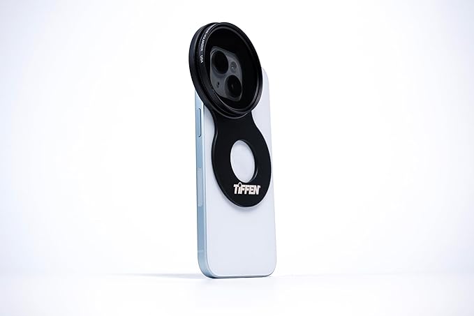 TIFFEN 58MM Filter Mount for iPhone 14/15, MAGSAFE Compatible, Slim and Lightweight Design, Magnetic Filter Mount ONLY
