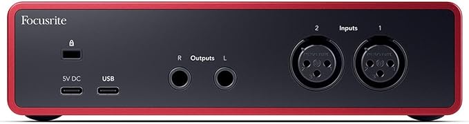 Scarlett 2i2 4th Gen, 2-in, 2-out USB Audio Interface with 2 XLR Cables