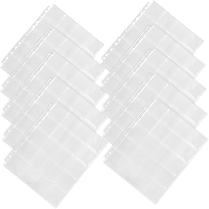 Angoily 30pcs Film Negative Binder Sleeves Acid Negative Film Storage Pages for Easy Organization Transport of Compatible Standard Binders