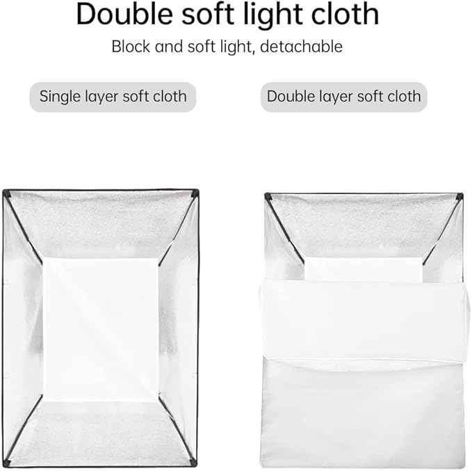 Godox FW60x90CM / 24"x36" Bowens Mount Strip Honeycomb Grid Softbox, Portable Softbox with Bowens Mount Speedring,Strip Soft Box with Grid for Studio Strobe Flash Portrait Product Photography
