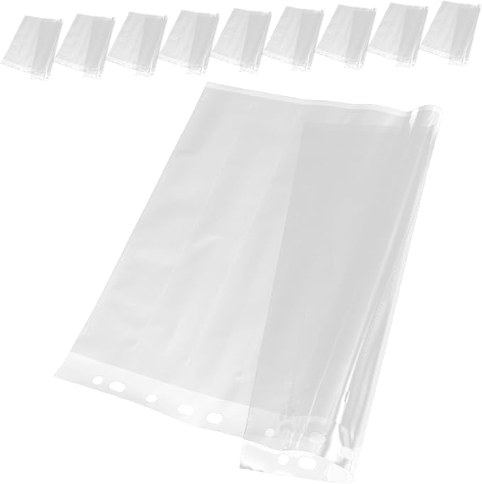 10pcs Negative Sleeves for Photos Document Pouches Heavy Duty Page Protectors for Storage of Film and Negatives