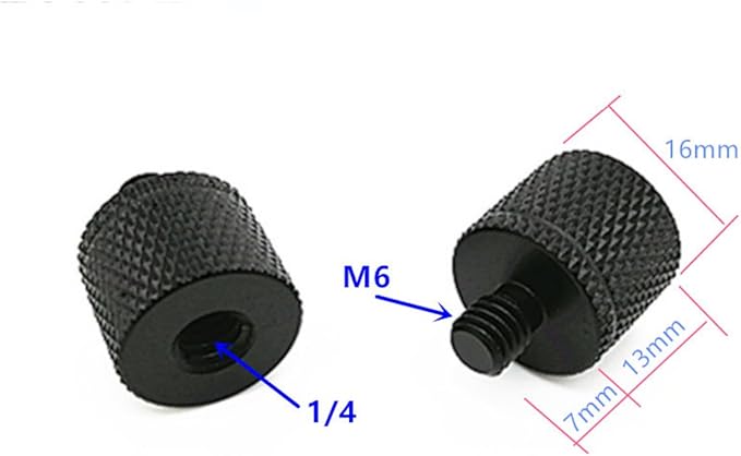 Camera Microphone Quick Release Flash Tripod Adapter Mount Kit Hot Shoe 1/4 to 3/8 M5 M6 M8 Male Female Convertion Thread Screws Series Set for Go pro Insta360 (15 Pcs MS)