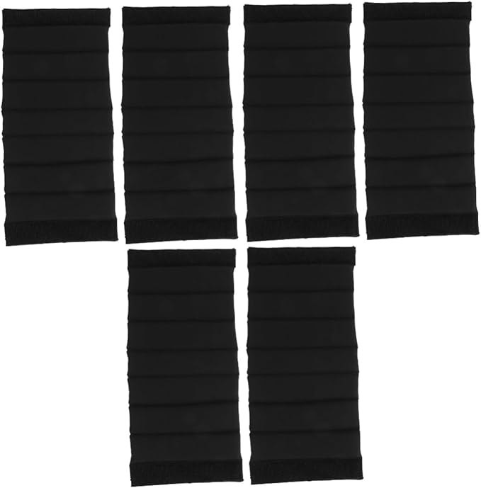 HOMSFOU Camera Bag Dividers Inserts Set 6 Pcs 11X4.7 Inch Padded Organizers for Dslr Camera Bags Lens Protection Shock Absorbing Compartments Portable Case Partition