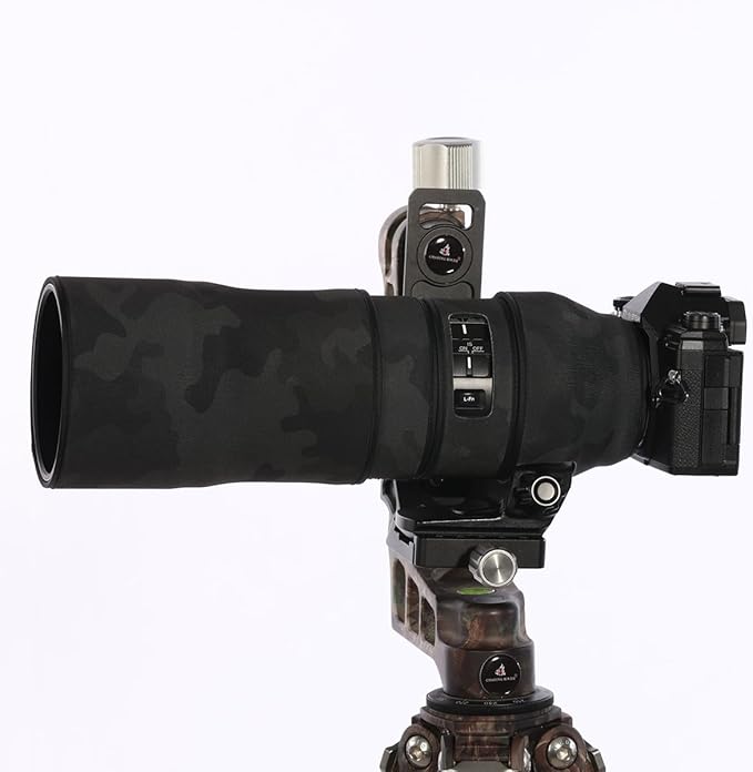 CHASING BIRDS Lens Camouflage Waterproof Coat for Olympus 300mm F4.0 is PRO Rainproof Lens Protective Cover Version IV (Shadow Black)