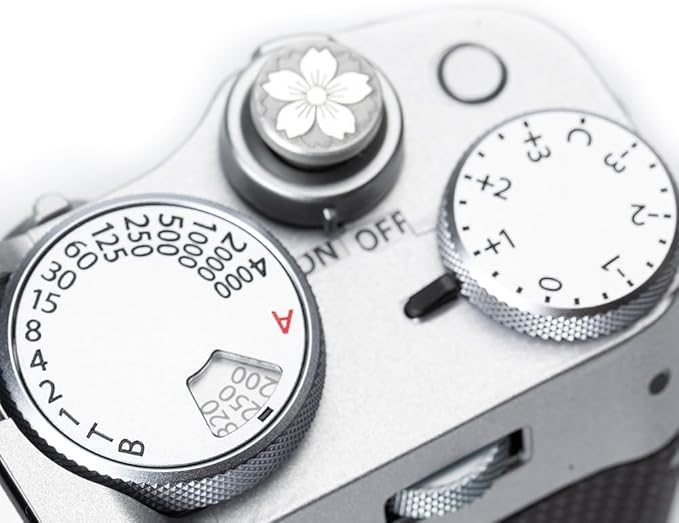 DBZZ Camera Soft Release Button, Shutter Button for Fuji Fujifilm X-T5 X-T4 X-T3 X-T30 X-T30 II X-T20 X-PRO3 X100VI X100V X-E4 X-E3 for Sony RX1R II RX10 IV III (Button)