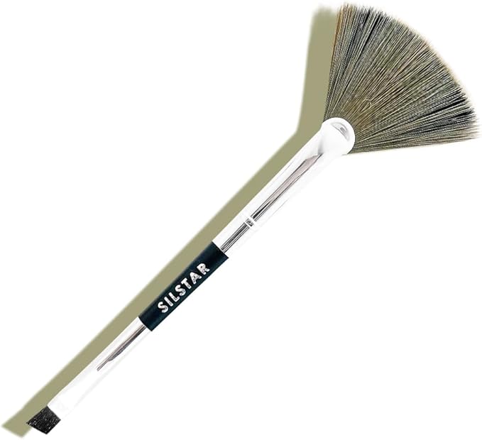 Matrix Anti Static Overall Dual-Action Cleaning Brush -Conductive Hair Vinyl Record Cleaner Brush for Audio,Turntable,LP,CD and Stylus Needle