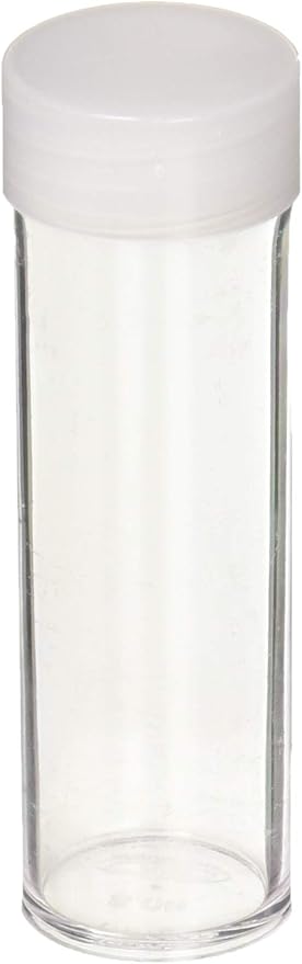 BCW Coin Tubes for US Nickels – 10ct | Durable Plastic Storage with Airtight Lids | Holders for Collectors