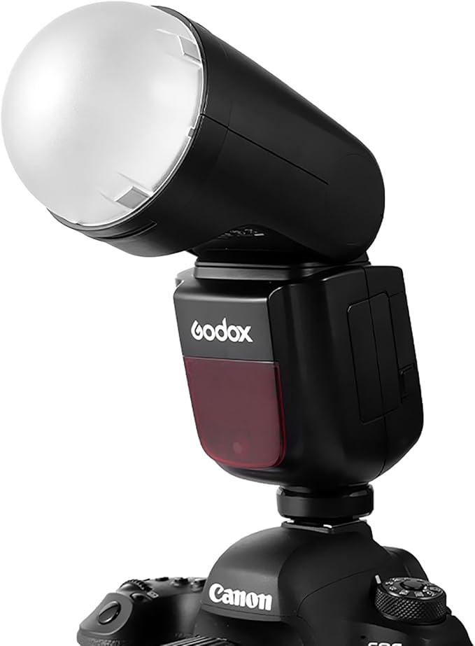 AK-R11 Dome Diffuser for V1 Pro V1 Flash, AD100Pro, Such as V1-S/V1-C/V1-N/V1-F/V1Pro-C/V1Pro-S/V1Pro-N/V1Pro-F/V1Pro-O, Use with Godox H200R Compatible for AD200 AD200 Pro II