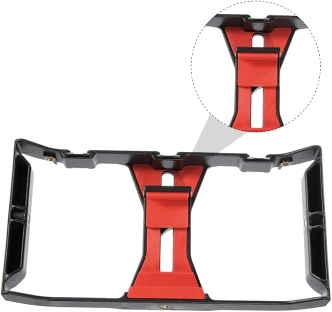 Smartphone Video Rig Handheld Camera Holder for Mobile Filmmaking Compatible with Smartphones Durable Frame for Vlogging and Recording