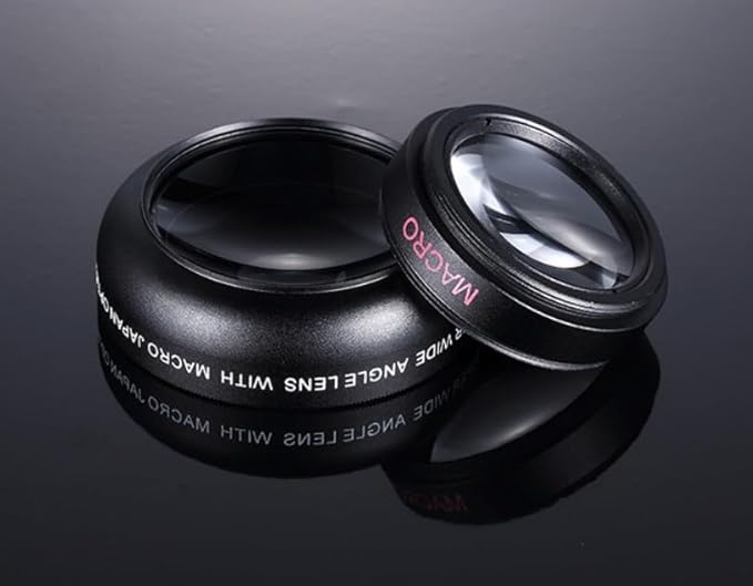 MESA'S LIVE 0.45x Ultra-Wide Angle + Macro 2-in-1 Lens Kit - 49mm UV Professional Camera Lens for Smartphones (iPhone/Android) & DSLR Cameras