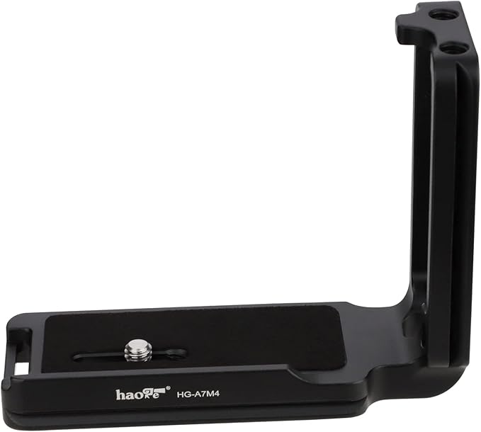 Haoge HG-M4 L Bracket for Sony A7M4 A7IV ILCE-7SM3 A7SIII/A7S3 a7s3 A74 a7riv a7r4 a7Rm4 a9ii Camera, 1 Piece Integrated Metal Arca Style Vertical Horizontal Switching