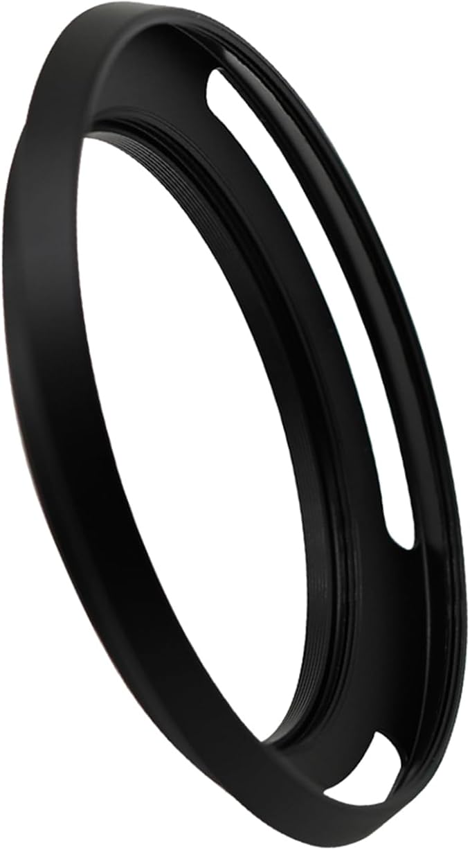 82mm Hollow Lens Hood 82mm Screw in Curved Vented Lens Hood 82mm Metal Lens Hood for 82mm Lens Hood Wide(Black)