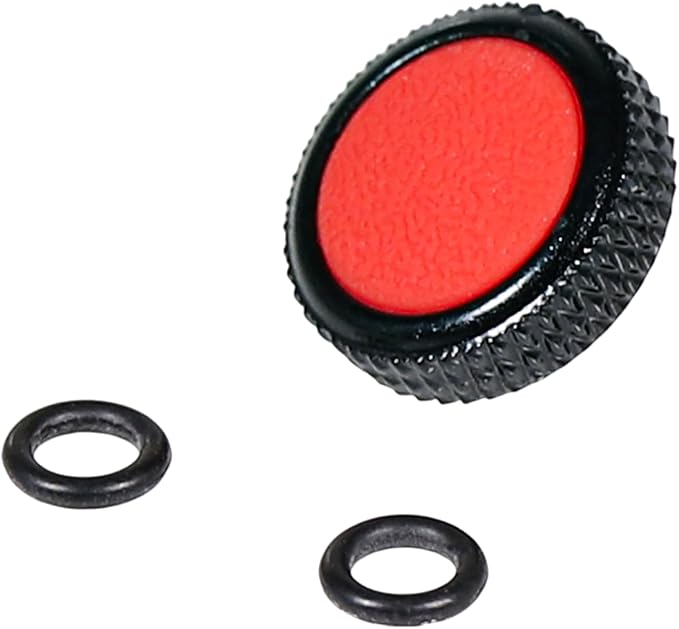 Shutter Button for Fujifilm X-T5, Soft Shutter Release Button for Fujifilm X100VI XPRO3 X100T XE4 XT20 XT50 XT3 XT4 XT30II Cameras (Black + Red Surface)