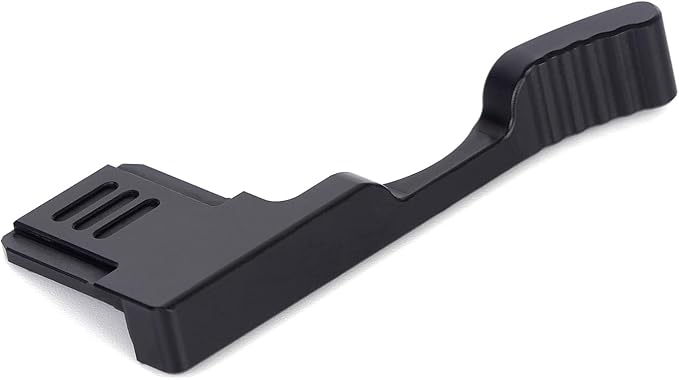 Metal Thumbs Up Grip for Fujifilm Fuji X-E5 Camera, XE5 Thumb Up Rest Hand Grip Anti-Slip Finger Grip, Hot Shoe Mount Thumb Support Enhanced Grip for One-Handed Photography (Black)