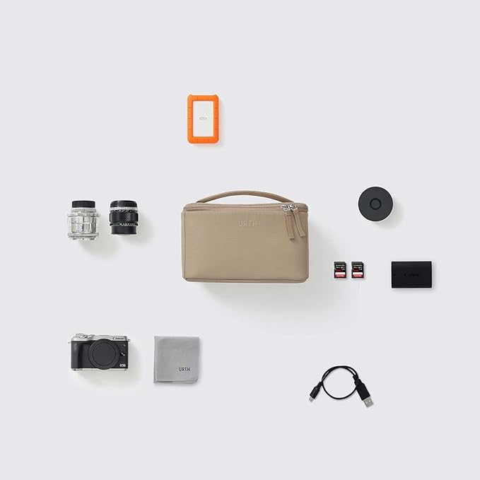 Urth Arkose Camera Insert Bag – for DSLR Camera and Lens, Weatherproof + Recycled