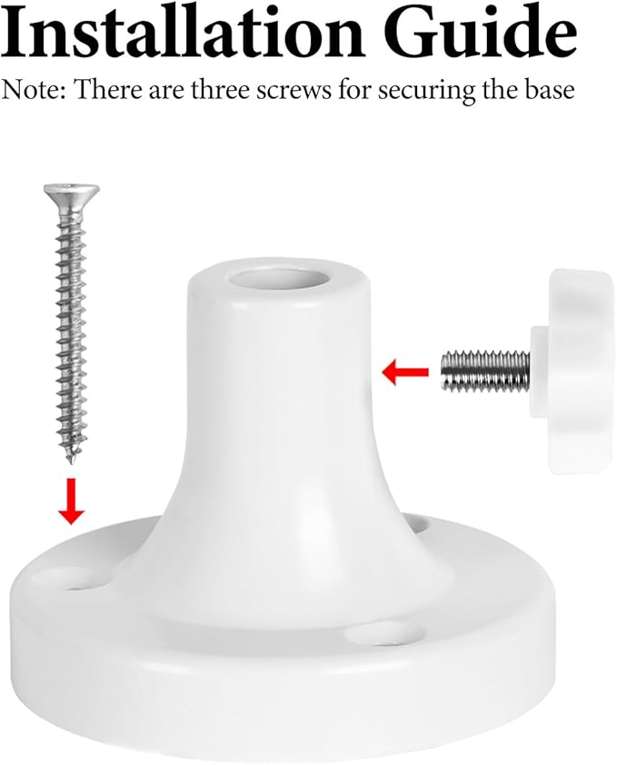 GEEKRIA for Creators Microphone Table Flange Mount Adapter, Metal Table Mount Clamp with Adjustable Interface Aperture Compatible with TONOR T20, Aokeo AK-35, InnoGear Microphone Arm (White)