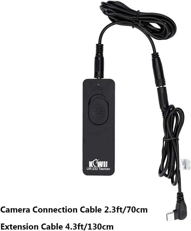 Kiwifotos Remote Control Shutter Release Cord for Panasonic Lumix S9 G100D Cameras, Cable Length 6.56ft, Remote Switch for Long Exposure, No Battery Required
