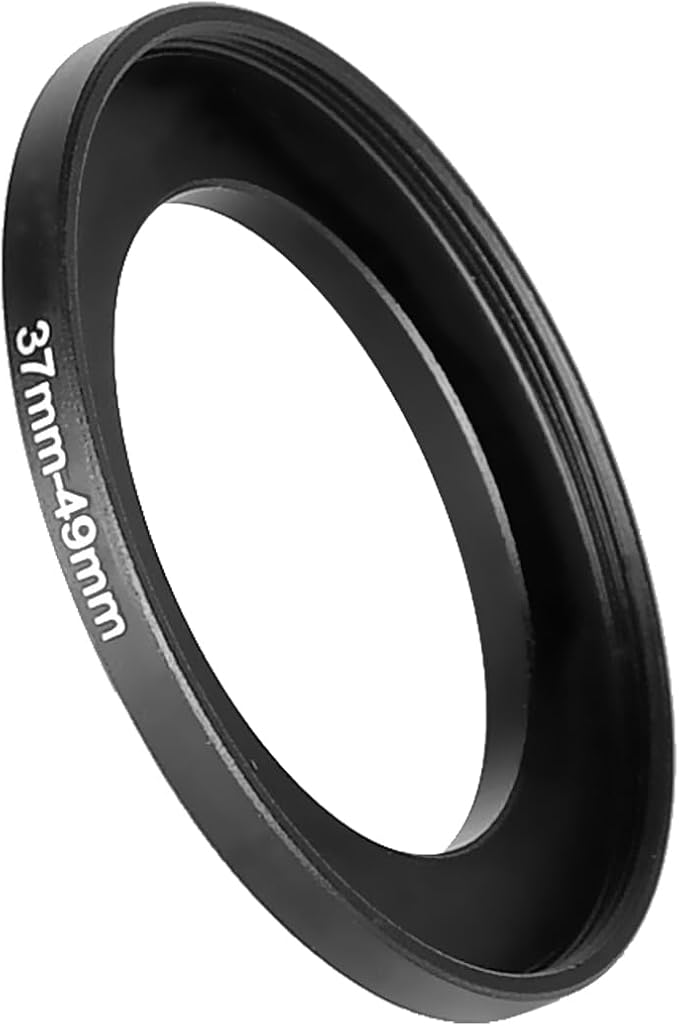 Step Up Rings for Filters 37mm to 49mm Stepping Camera Lens Filter Metal Step Up Lens Filter Adapter Ring for All Brands UV, ND, CPL
