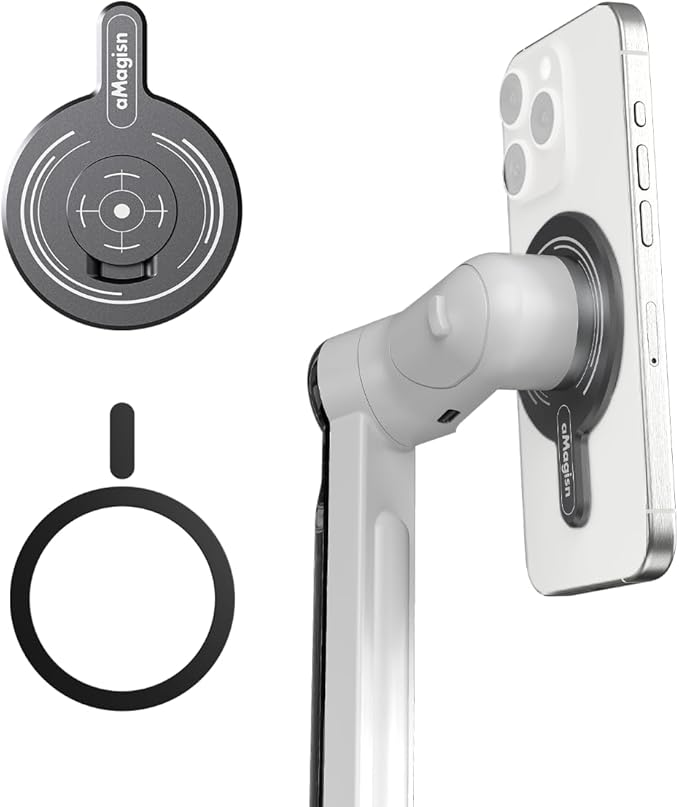 Magnetic Mount Adapter Accessories Compatible with Insta360 Flow Smartphone Gimbal Stabilizer (for Insta360 Flow)