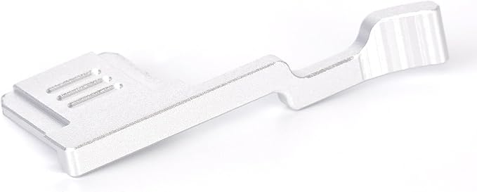 Metal Thumbs Up Grip for Canon EOS R50V Hot Shoe Mount Finger Support Grip, Aluminium Alloy Thumb Up Rest Hand Grip Compatible with Canon EOS R50V Camera Accessories (Silvery)