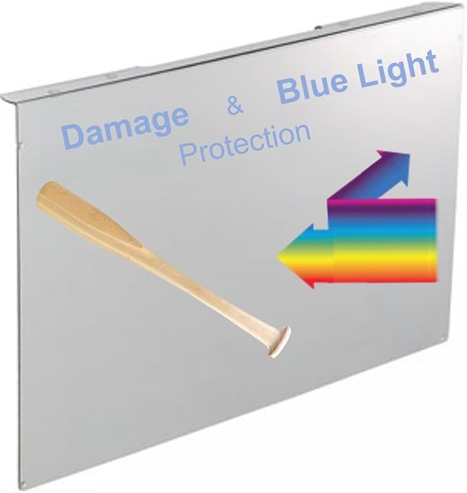 VizoBlueX 77 inch Blue Light and Damage TV Screen Protector. Protection Shield & Anti-Blue Light Filter Blocking UV for LCD LED 4K OLED QLED (67.7 x 39.2 inch)