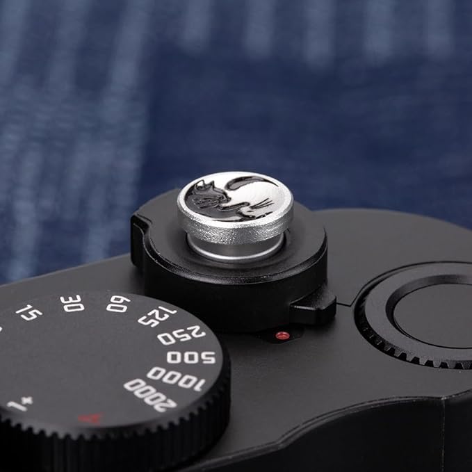 Camera Shutter Button Compatible with FUJIFILM X100VI XT5 XT4 XT3 XT20 XT30 X50 XT200 XPRO2 Soft Release Button for Leica (Taichi Cat)