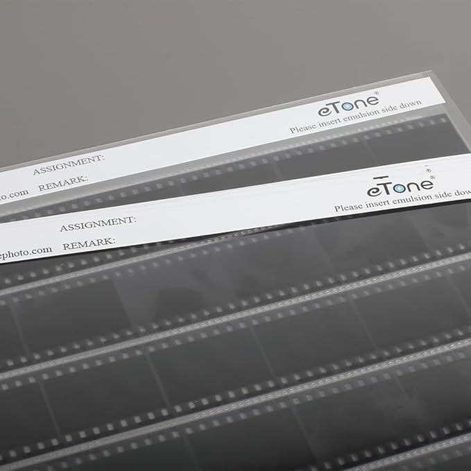 35mm/135 Film Negative Storage Kit with Binder Box - 50 Acid-Free Protector Pages | Oversized Box