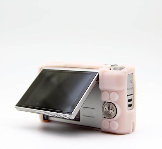 Easy Hood SX740/SX730 Camera Case, Camera Cover Silicone Sleeve Protective Case, Anti-scratch Soft Camera Body Skin for PowerShot SX740/SX730 HS Digital Camera,Light Pink